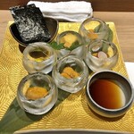 鮨 青海 - 季節のおまかせ握りコース19800円(+サービス料10％)