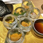 鮨 青海 - 季節のおまかせ握りコース19800円(+サービス料10％)