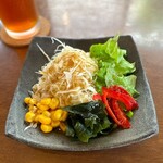 アンカフェ - サイドのミニサラダ