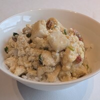 銀座楼蘭 - 白飯　＆　蒸し豆腐