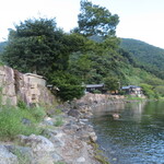 湖里庵 - ①海津の石積