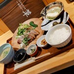 izakaya草 - ロース炭焼き定食