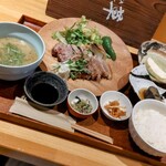 izakaya草 - ロース炭焼き定食