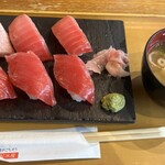 天下の台所 大起水産 八軒家浜 まぐろスタジアム - まぐスタの本まぐろランチ1350円➕税