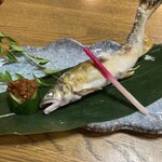 割烹 加門 - 秋鮎塩焼
