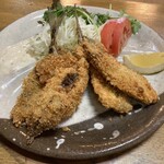 割烹 加門 - 小鯵のフライ