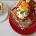 ポジティブカフェ - ワッフル