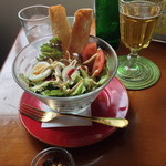 ポジティブカフェ - きのこサラダ