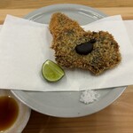 柚木元 - 松茸と香茸のフライ