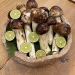 柚木元 - これから焼き松茸になります♪