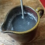 小舟の茶屋くりや - 混ぜ棒が付いてきやす❗️