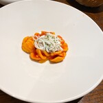 ダ マッサ - オレキエッテ　小川原湖　白魚とトマトソース