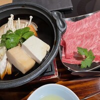 すき焼き 牛しゃぶ 松重 - 