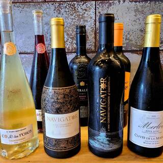 『グラスワインが常時13種類料理に合わせてワインを！！』