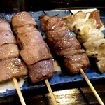 焼鳥 あばれん坊 - 私好みのレバーと、サガリ、シロ