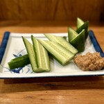 やき鳥 宮川 - もろきゅう