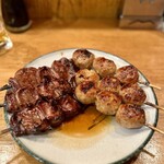 やき鳥 宮川 - レバー、つくね