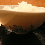 ぎんざ 一二岐 - 美味しいご飯　お茶碗が素敵～！