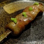 炭火串焼・本格もつ鍋 鶏奉行 - 白レバー