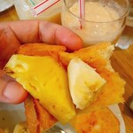 ニワフルーツ＆フルーツジュース - モーニング：ピーチジュース500円/ミックスジュース550円