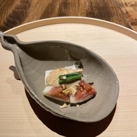 温石 - 落花生豆腐、イチジク