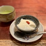 手酌割烹 てら田 - 杏仁豆腐