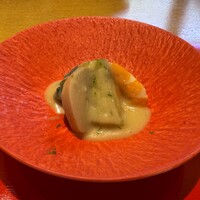 賛否両論 名古屋 - 季節の野菜と天使のエビの炊き上げ