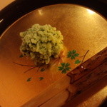 山玄茶 - 2014/3　金団（他に水羊羹）