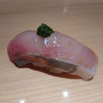 鮨 草平 - シマアジ ５日熟成