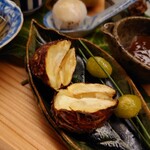 宮坂 - ホクホクとした八寸の「揚げ栗」