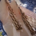 あま野 - 明石の真鯛(背と腹)