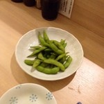 居酒屋 光 - お通しの枝豆