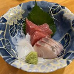 たかい - 刺身3点盛り
