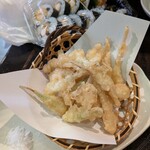 海住 - 島らっきょの天ぷら(450円)も美味しい♪