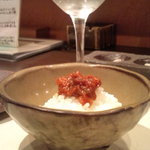 天ぷら　酒菜　醍醐 - 比内地鶏入り味噌。