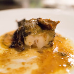 横浜うかい亭 - あわびの岩塩蒸し