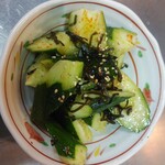 てっぱん居酒家 阿吽 - 塩昆布きゅうり