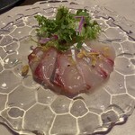 バーアンドダイニング トレント - （２）鮮魚のカルパッチョ　レモンドレッシング