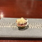 レストラン スノゥ - 「サラミとシャインマスカットのフィンガーフード」