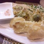 佳肴ながつき - 2014.4. 筍、蕗の薹、菜の花天ぷら