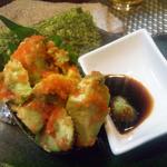 佳肴ながつき - 2014.4. アボカド明太和えは山葵醤油で