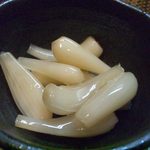 佳肴ながつき - 2014.4. サービスで頂いたらっきょ