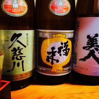 地酒や日本各地の美味しい日本酒・焼酎揃ってます！