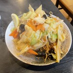 綿徳 - あげ焼きそば　1000円