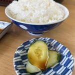 江ちゃんラーメン - 小めし＆漬物♬