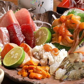 店主の目利きによる鮮魚をご堪能ください