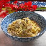 ニーニャニーニョ 桜小町 - ポルチーニ茸のクリームソース