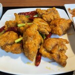 百菜百味 - 若鶏から揚げの唐辛子炒め　1,200円