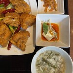 百菜百味 - 若鶏から揚げの唐辛子炒め　1,200円