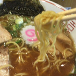 中華そば 三方 - ややウェーブ細麺